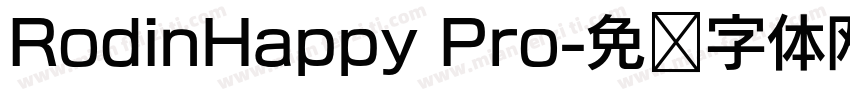 RodinHappy Pro字体转换